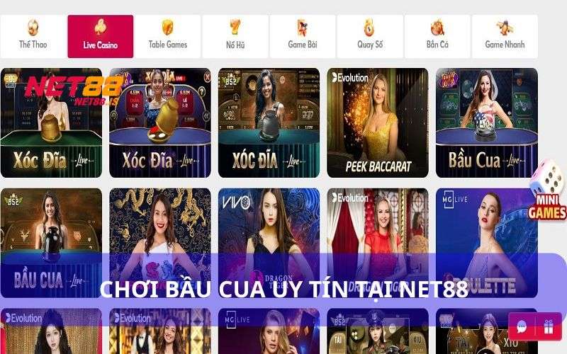 Địa chỉ chơi Bầu Cua uy tín