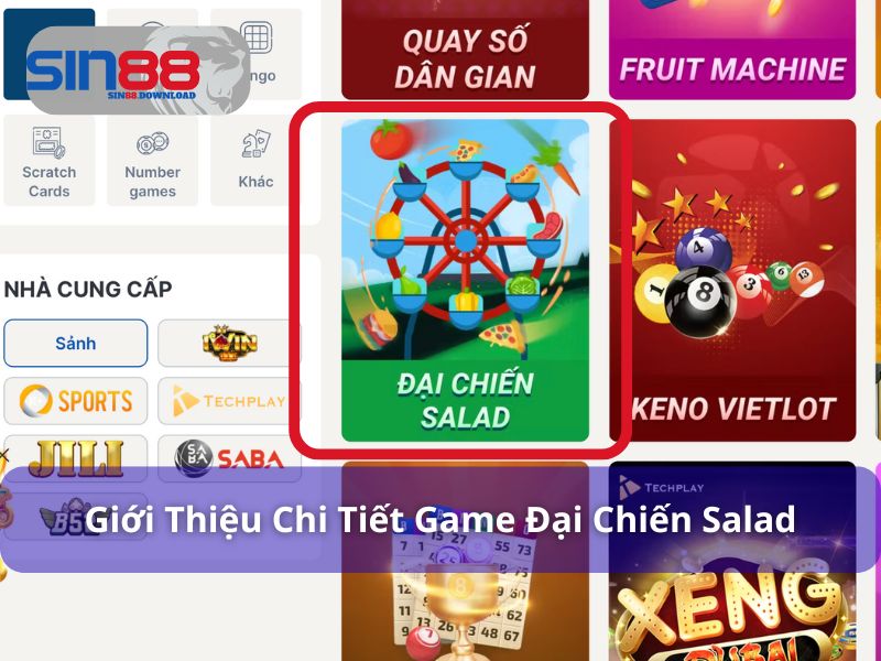 Giới thiệu Game Đại Chiến Salad